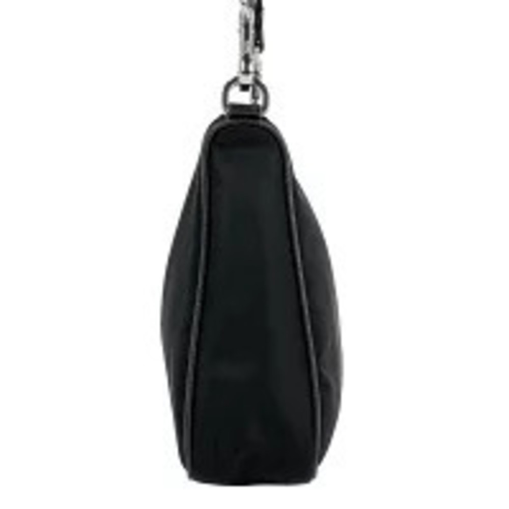 Prada Plate Crossbody Black Bag Shoulder Nero RE Black